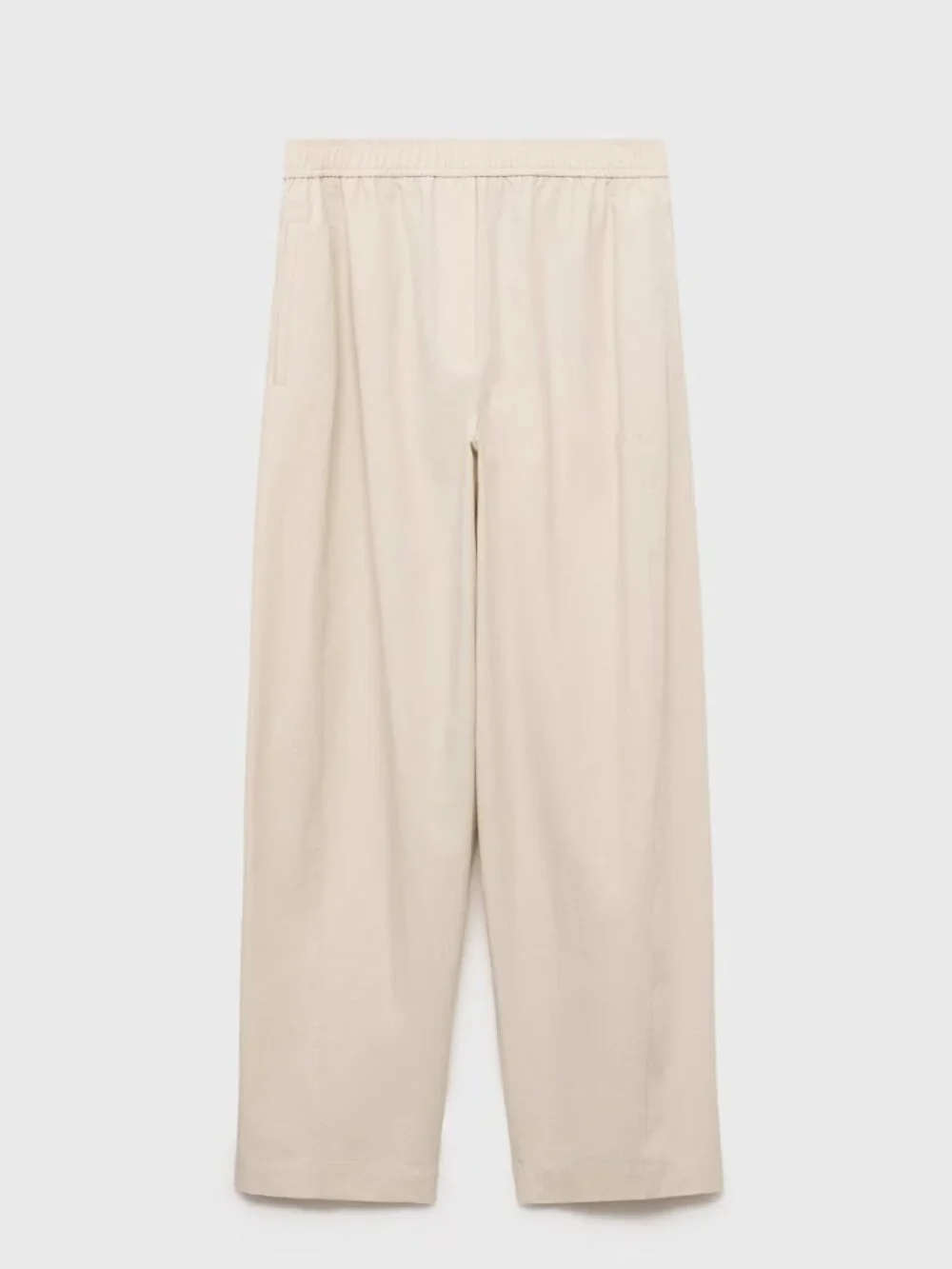 MANGO NWT Cotton Paperbag Pants